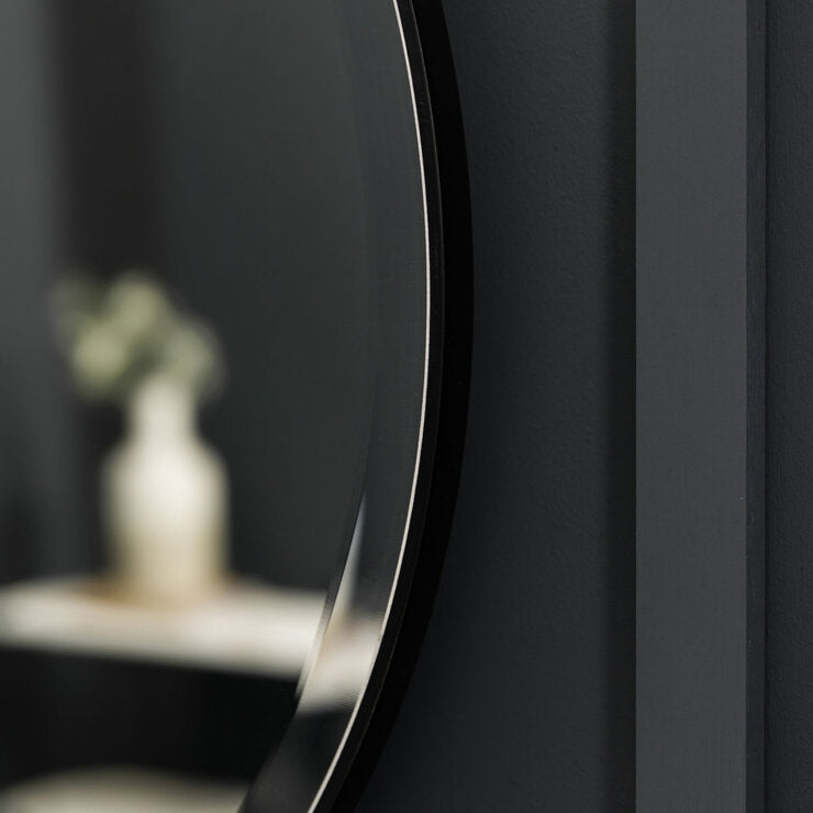 Gallery Ostia black dual mirror, UK version