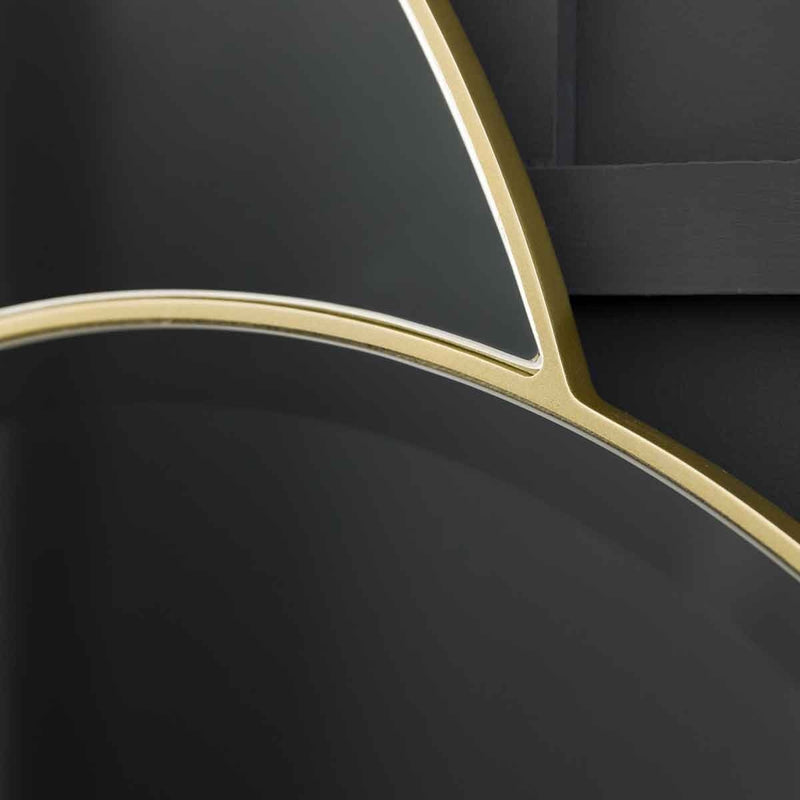 Gallery champagne dual mirror 90x111cm - British product