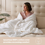 Silentnight natural wool duvet, lightweight and hypoallergenic (British brand)