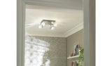 Argos Argos Home Mira Chrome 4 Light Bathroom Cube Spotlights Bathroom Lighting- Buy online at McGrocer