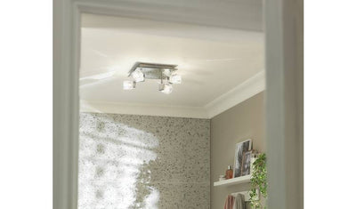 Argos Home Mira Krom 4-lys Baderoms kube spotter Baderomsbelysning
