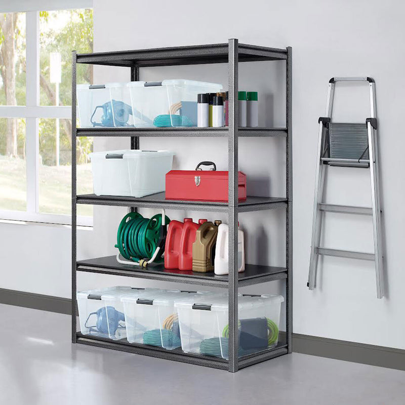 Gorilla heavy duty storage shelf rack with 5 tiers, UK version