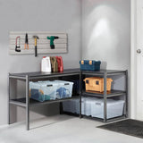 Gorilla heavy duty storage shelf rack with 5 tiers, UK version
