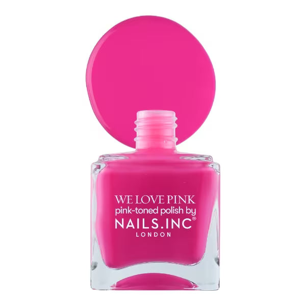 Nails.INC Pink Before You Speak nail polish, imported from the UK
