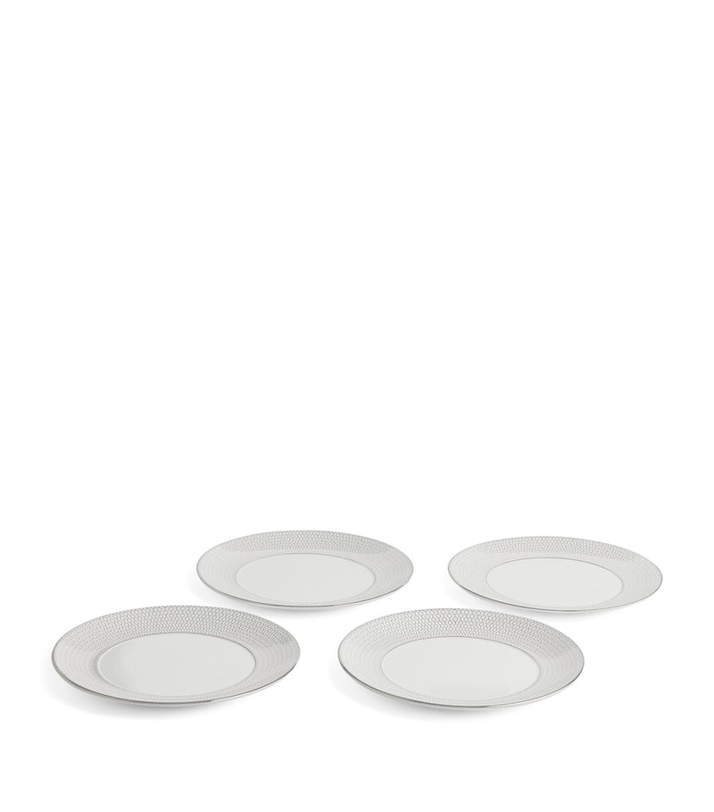Wedgwood Gio Platinum dinnerware set of 12 pieces (British brand)