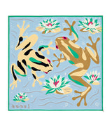 Harrods LOEWE x Paula's Ibiza Silk Frog Print Scarf - 90cm- Buy online at McGrocer