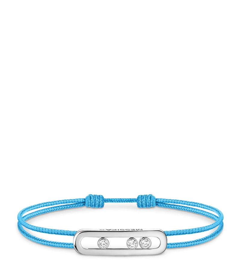 Messika Care(s) white gold diamond bracelet 0.09ct - British product