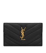 Harrods Saint Laurent Monogram Fragments Metalassé Card Holder- Buy online at McGrocer