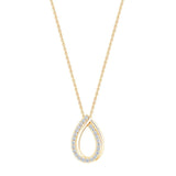 Costco diamond pendant round brilliant cut 0.15ctw (British brand)