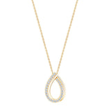 Costco UK 0.15ctw Round Brilliant Cut Diamond Pendant, 14ct Yellow Gold- Buy online at McGrocer