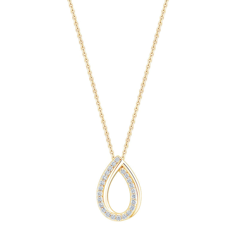 Costco diamond pendant round brilliant cut 0.15ctw (British brand)