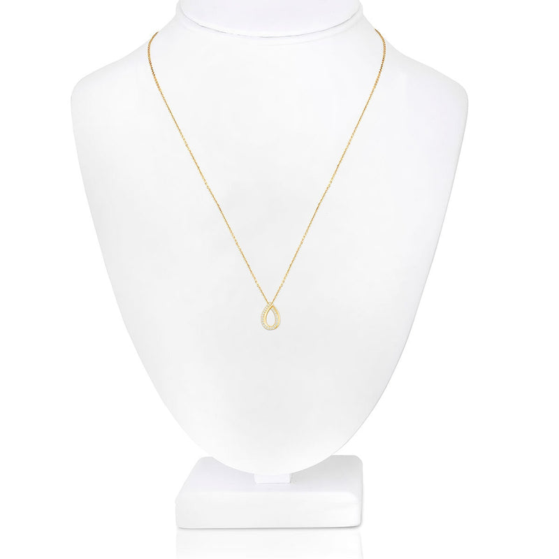 Costco diamond pendant round brilliant cut 0.15ctw (British brand)