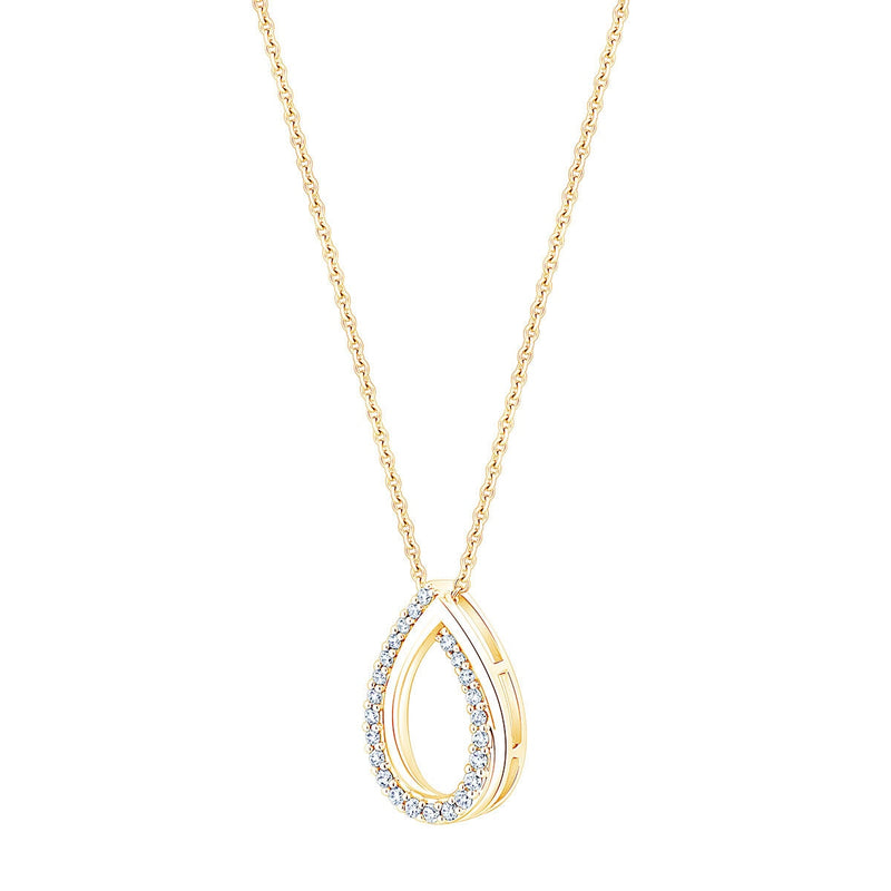 Costco diamond pendant round brilliant cut 0.15ctw (British brand)