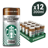 Starbucks Doubleshot Espresso Iced Coffee 12 x 200ml (British brand)