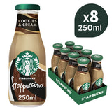 Costco UK Starbucks Frappuccino Cookies and Cream Iced Coffee Drink 8 x 250ml- Buy online at McGrocer
