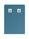 Showerdrape Rochester rectangular bathroom mirror with shelf 70cm x 50cm (British brand)