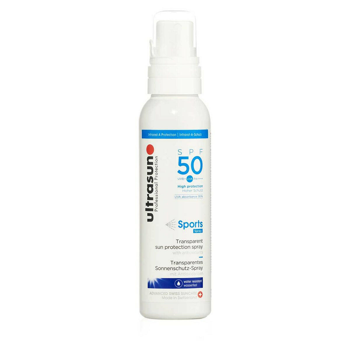 Ultrasun Sports Spray 50spf sun protection 150ml Suncare & Travel Boots