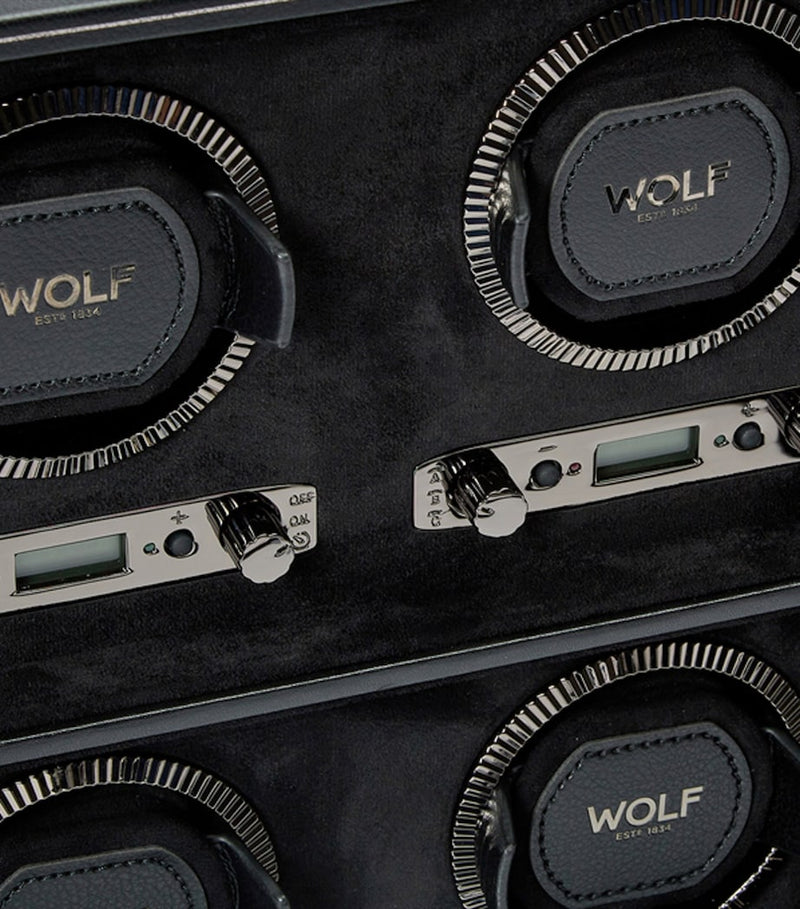 WOLF British Racing 6-piece watch winder (British brand)