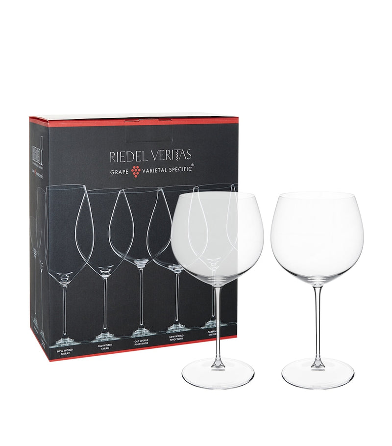 Riedel Veritas Chardonnay wine glasses 655ml, imported from the UK