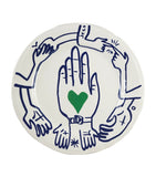 Gien L'Archipel Sentimental dinner plates 27cm set of 6 - British product