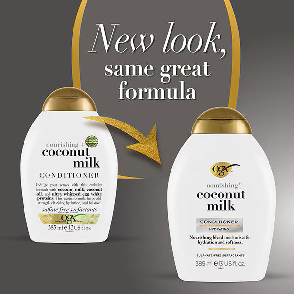 OGX coconut milk conditioner 385ml, imported from the UK