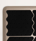 Kaymet Rubber Grip Coaster 9cm x 9cm, imported from the UK