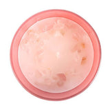 Something Different rose quartz candle with holder, imported from the UK