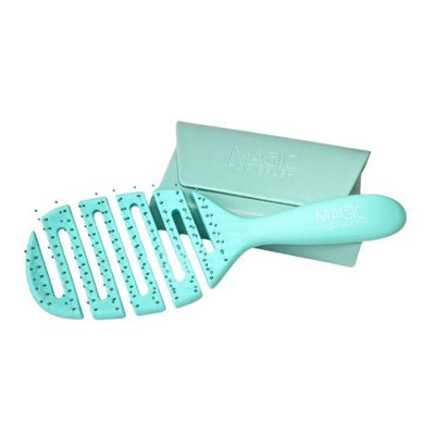 Superdrug Magic Detangler Hair Brush Sea Green with Classic Wallet Hair Accessory- Buy online at McGrocer
