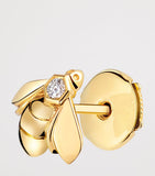 Chaumet yellow gold diamond bee earring (British brand)