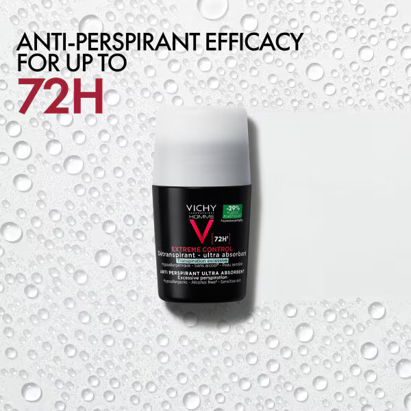 Vichy Homme Extreme Anti-Perspirant Roll-On 50ml (British brand)