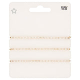 Superdrug Multi- coloured Diamante Trio Bracelet GOODS Superdrug