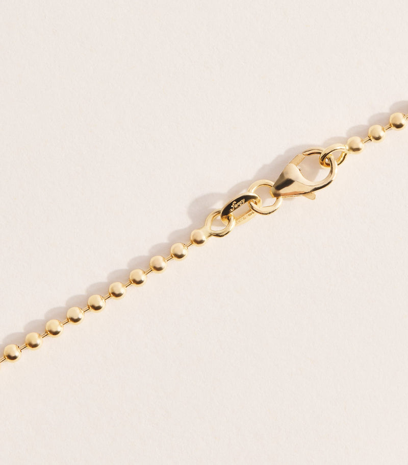 Anita Ko 18kt yellow gold sapphire pendant necklace - British product