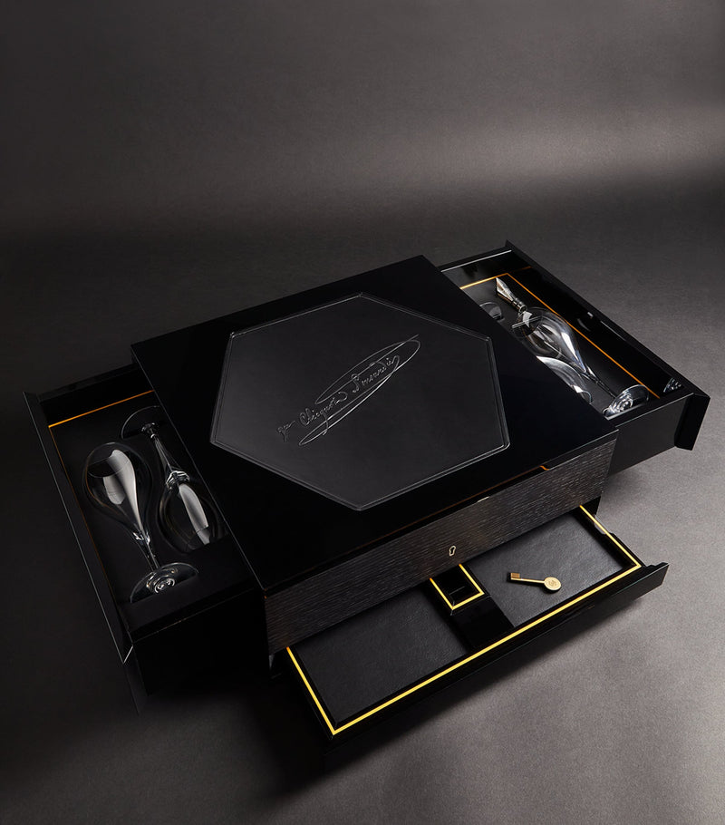 Veuve Clicquot La Grande Dame Inkwell Champagne Case mixed vintage 6 x 75cl (British brand)
