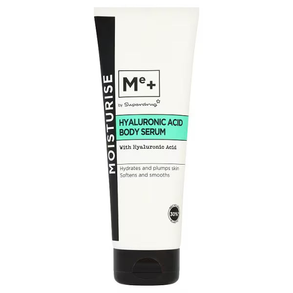 Me+ Body Gel Cream Hyaluronic Acid 250ml, imported from the UK