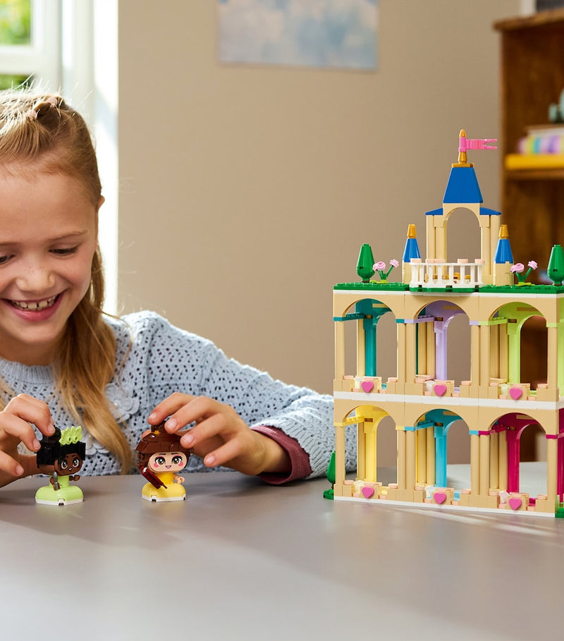 Lego Disney Princess Mini Belle and Tiana building set with castle - imported from the UK