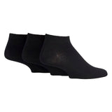 Sockshop bamboo trainer liner socks 3 pack, imported from the UK