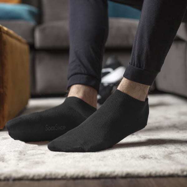 Sockshop bamboo trainer liner socks 3 pack, imported from the UK