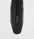 Aviteur leather trolley-sleeve laptop case - British product