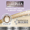 Pureplex blonde whitening shampoo, imported from the UK