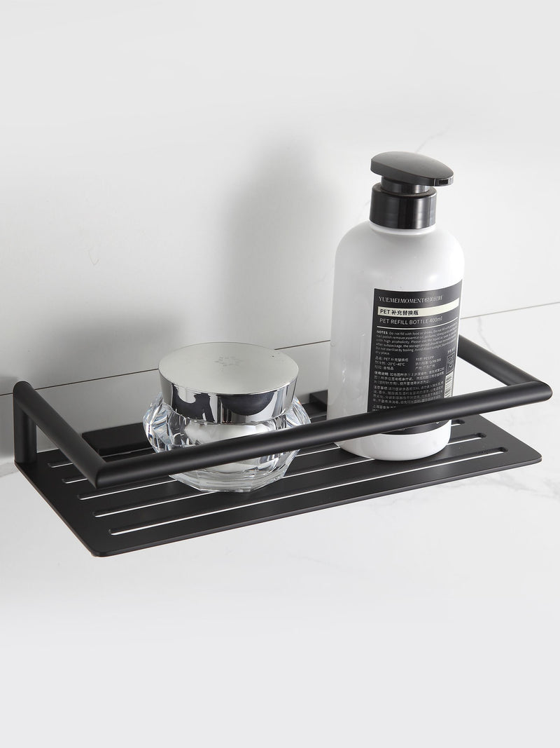 Showerdrape Black Verso Shower Basket 27x12x4.5cm (British brand)