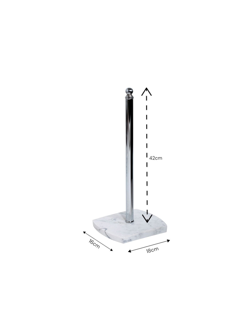 Showerdrape Octavia marble-effect toilet paper holder - British product