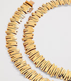 Suzanne Kalan golden tennis necklace 18kt yellow gold, imported from the UK