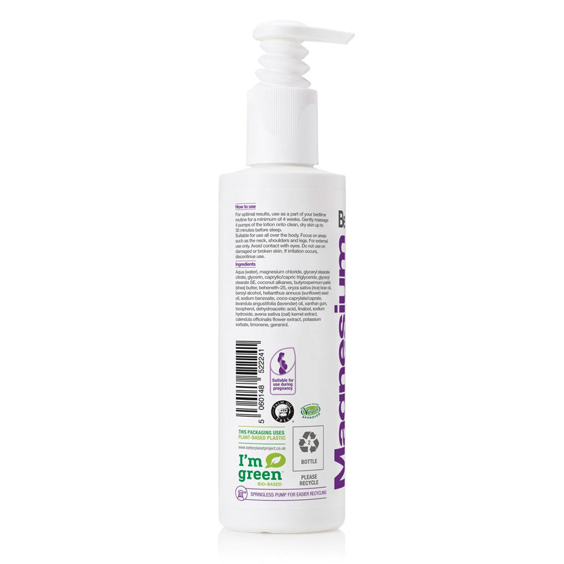BetterYou Magnesium Sleep lotion 3 x 180ml - British product