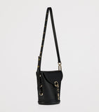 Christian Louboutin Flo kleine Leder-Eimer-Tasche, importiert aus dem Vereinigten Königreich