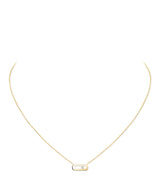 Harrods Messika Move Uno Yellow Gold and Diamond Necklace (0.02ct)- Buy online at McGrocer