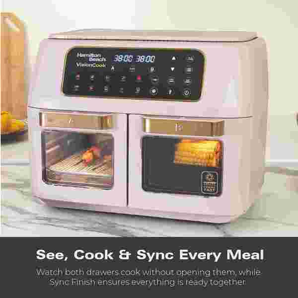Hamilton Beach VisionCook dual air fryer 11L (British brand)