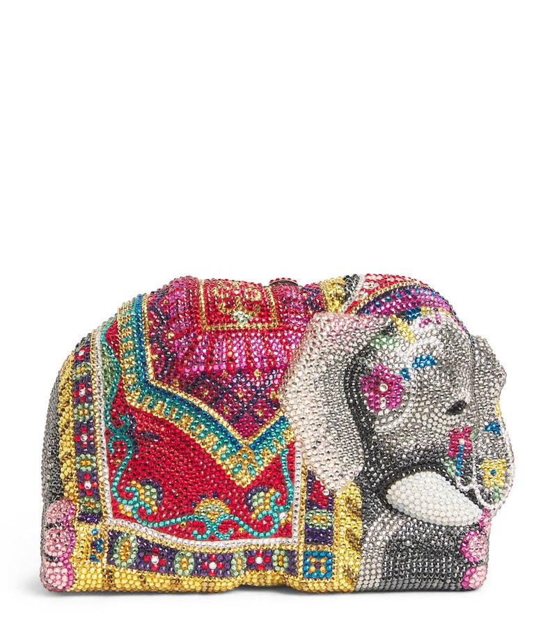 Judith Leiber crystal elephant clutch bag, imported from the UK