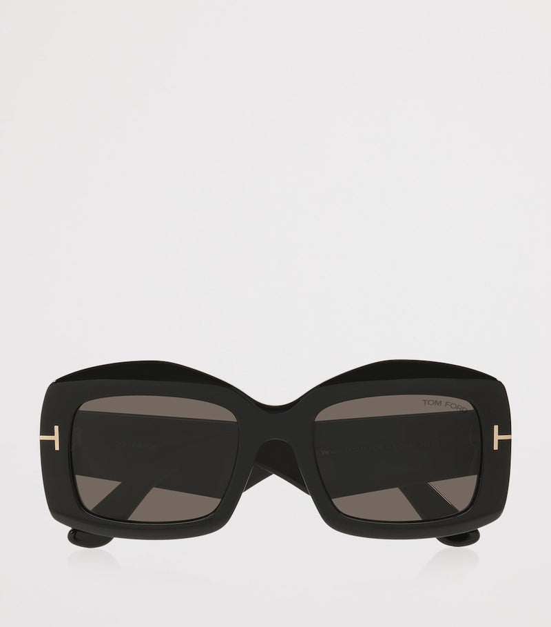 TOM FORD Venetia sunglasses acetate square frame, imported from the UK