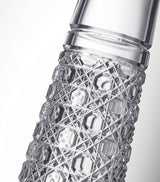 Harrods Hand-Cut Crystal Bud Vase with Latticework Design 18cm- Buy online at McGrocer