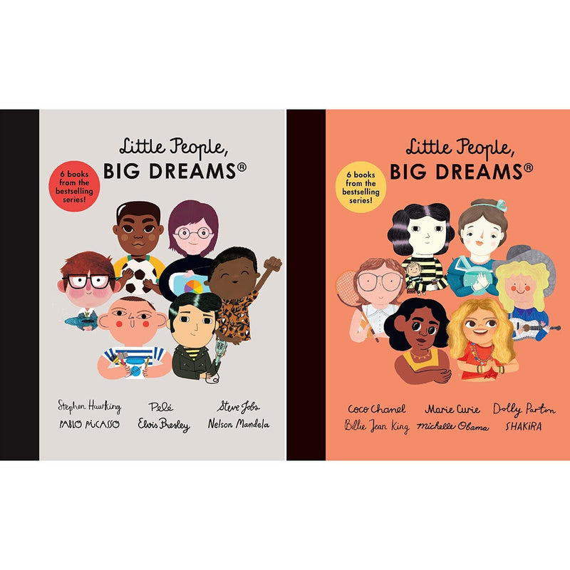 Little People Big Dreams flexiback bind-up children's book, UK version